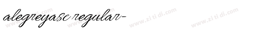 alegreyasc regular字体转换 alegreyasc regular字体转换